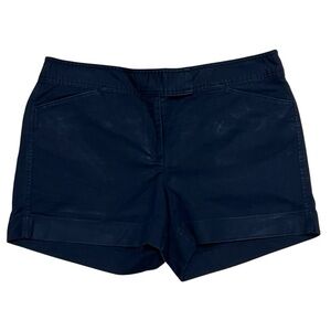 Ann Taylor Women’s Signature Navy Blue Chino Shorts Size 12